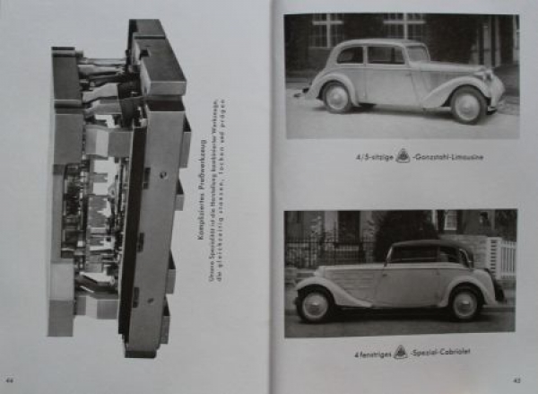 Ambi-Budd Carosseries Modelprogram 1937 (S0635)
